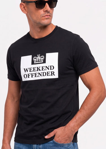 Weekend Offender T-shirts Prison - black