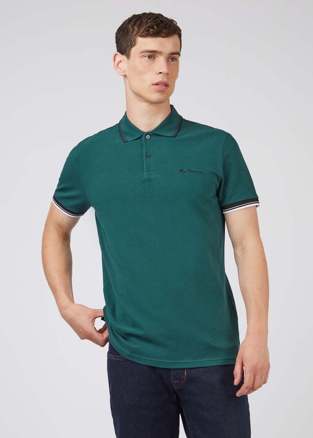 Ben Sherman Polo's  Signature polo - ocean green 