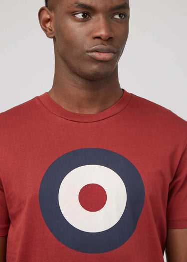 Ben Sherman T-shirts  Signature target tee - claret 