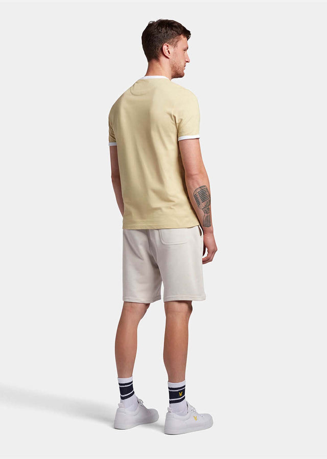 Lyle & Scott Korte Broeken  Sweat short - light mist 