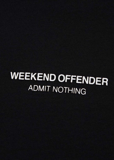 Weekend Offender T-shirts  WO tee - black 