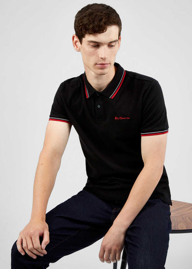 Ben Sherman Polo's  Signature polo - black 