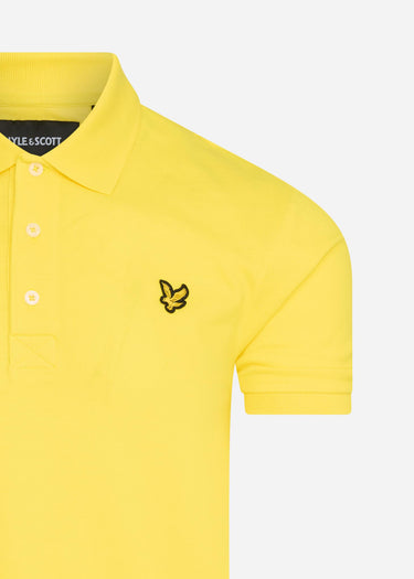 Lyle & Scott Polo's  Plain polo shirt - buttercup yellow 