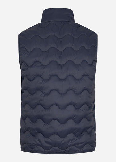 Lyle & Scott Bodywarmers  Crest quilted gilet - dark navy 