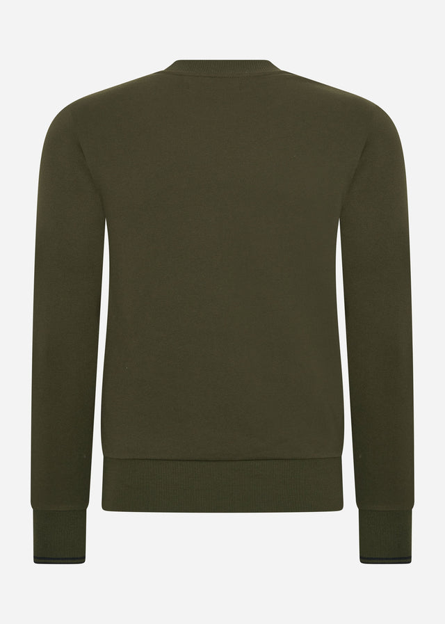Fred Perry Truien  Crew neck sweatshirt - hunting green 