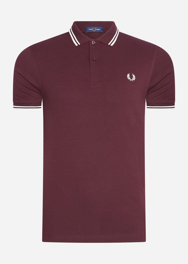 Fred Perry Polo's  Twin tipped fred perry shirt - oxblood 
