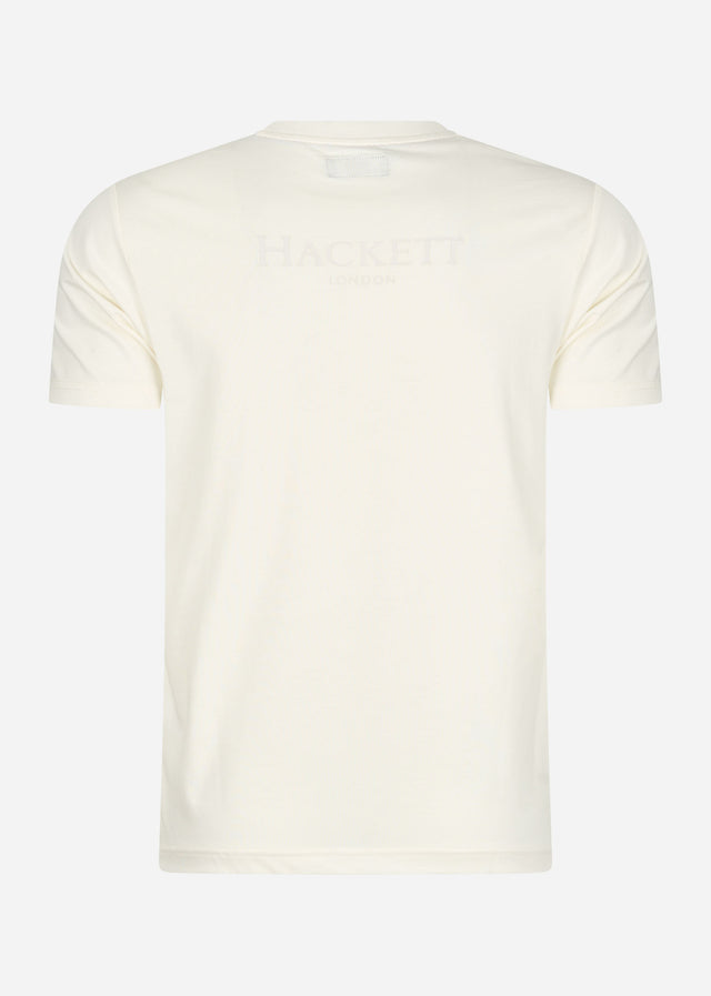 Hackett London T-shirts  Heritage logo tee - white 