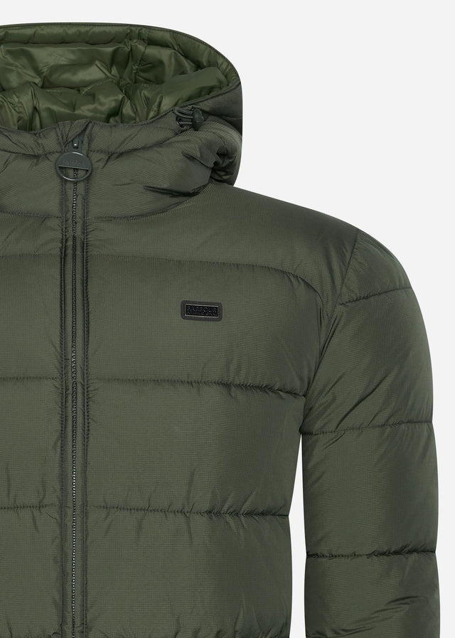 Barbour International Jassen  Court quilt - sage 