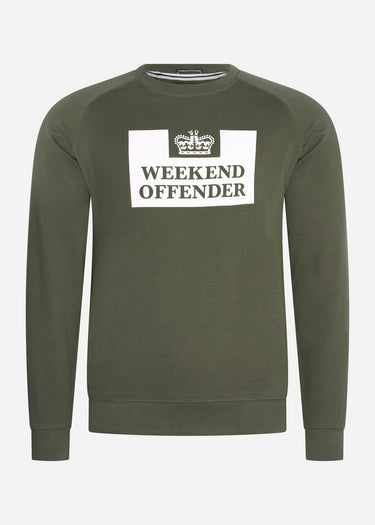Weekend Offender Truien  Penitentiary - dark green 