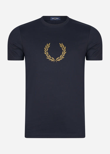 Fred Perry T-shirts  Laurel wreath graphic t-shirt - navy 