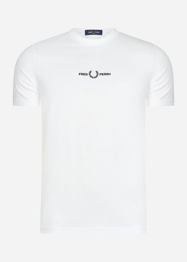 Fred Perry T-shirts  Embroidered t-shirt - white 