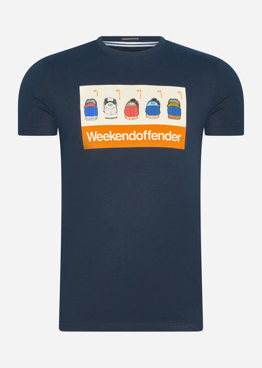 Weekend Offender T-shirts  Trainer spotting - navy 