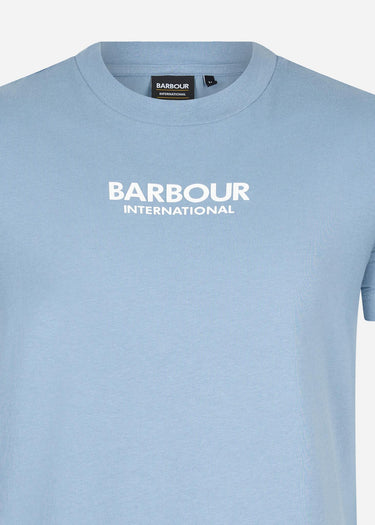 Barbour International T-shirts  Formula tee - powder blue 