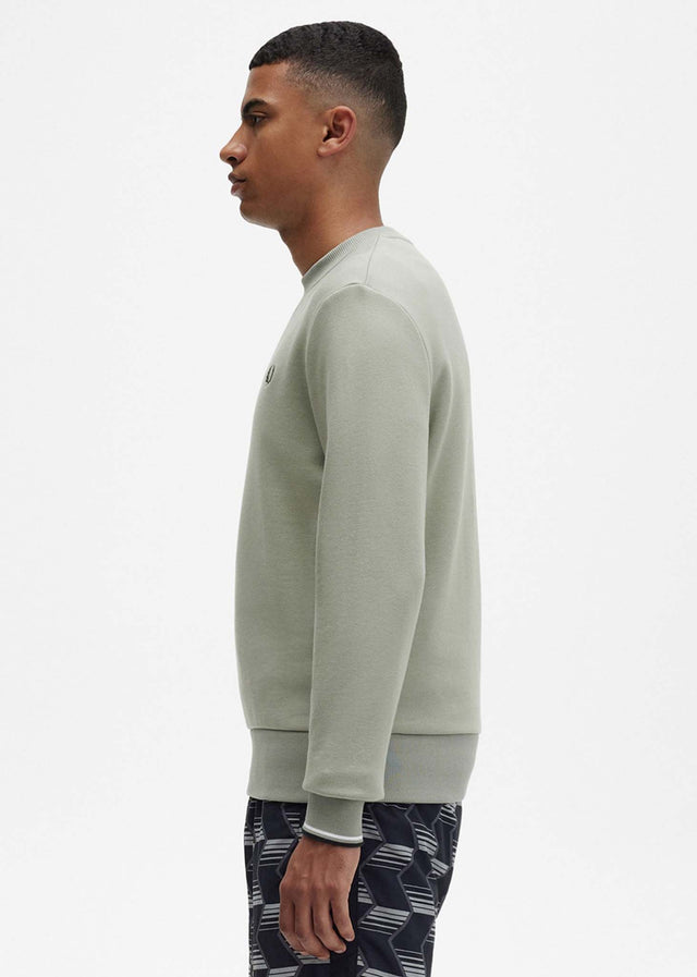 Fred Perry Truien  Crew neck sweatshirt - seagrass 