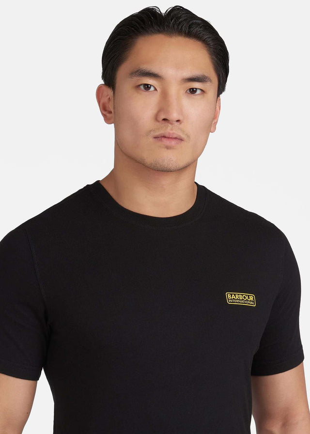 Barbour International T-shirts  Small logo tee - black 