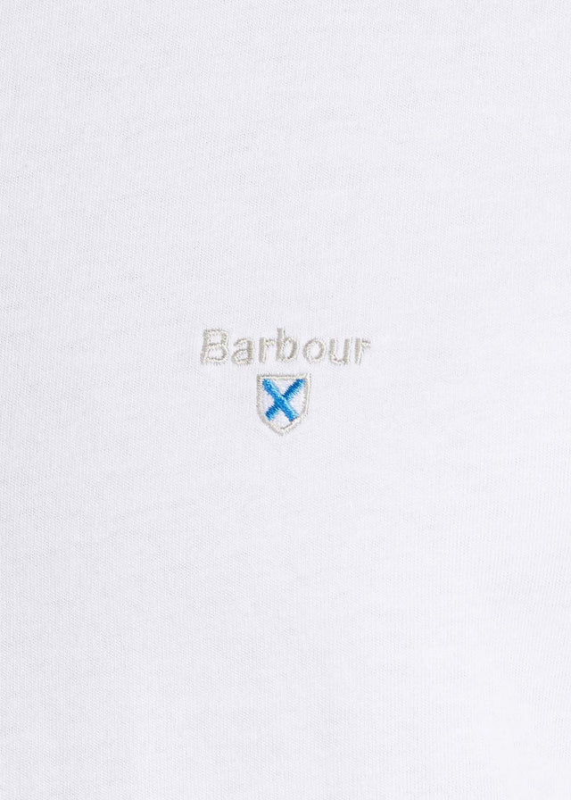 Barbour T-shirts  Tartan sports tee - white 