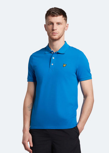Lyle & Scott Polo's  Plain polo shirt - bright blue 