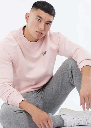 Barbour International Truien  Essential crew sweat - pink cinder 