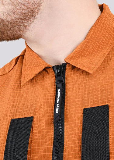 Marshall Artist Overshirts  Liquid ripstop - rust 