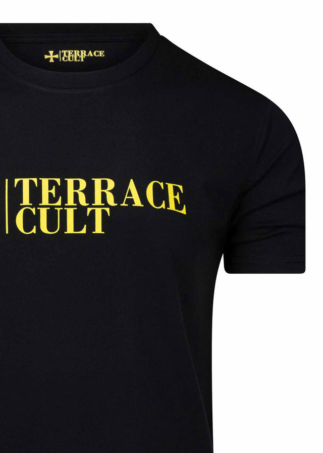 Terrace Cult T-shirts  Cult x logo tee aw - black 